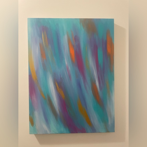 Abstract Acrylic Painting - 18” x 23.5” - Picture 1 of 4
